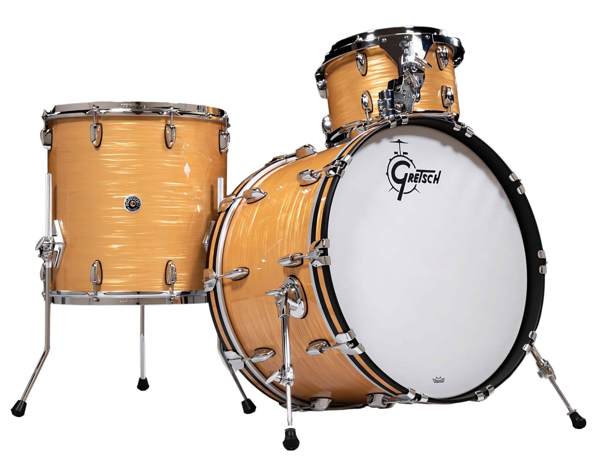 Gretsch Drums GB-J483-300 Set USA Brooklyn Bombo 18 Pulgadas Antique Oyster Nitron Set USA Brooklyn Bombo 18 Pulgadas Antique Oyster