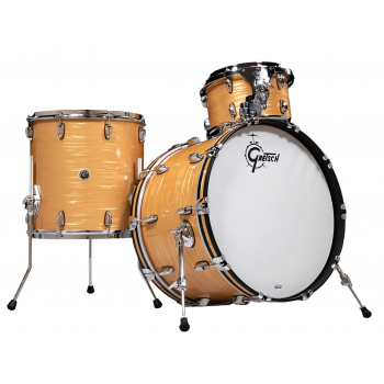 Gretsch drums gb-j483-300 set usa brooklyn bombo 18 pulgadas antique oyster nitron