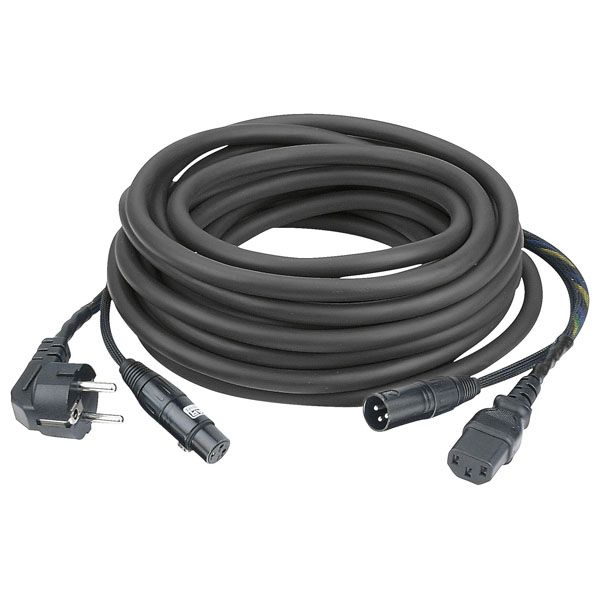 DAP Audio FP08 Cable Schuko / IEC Hembra - XLR Macho / Hembra de 20 metros FP08 Schuko IEC - XLR 20 metros