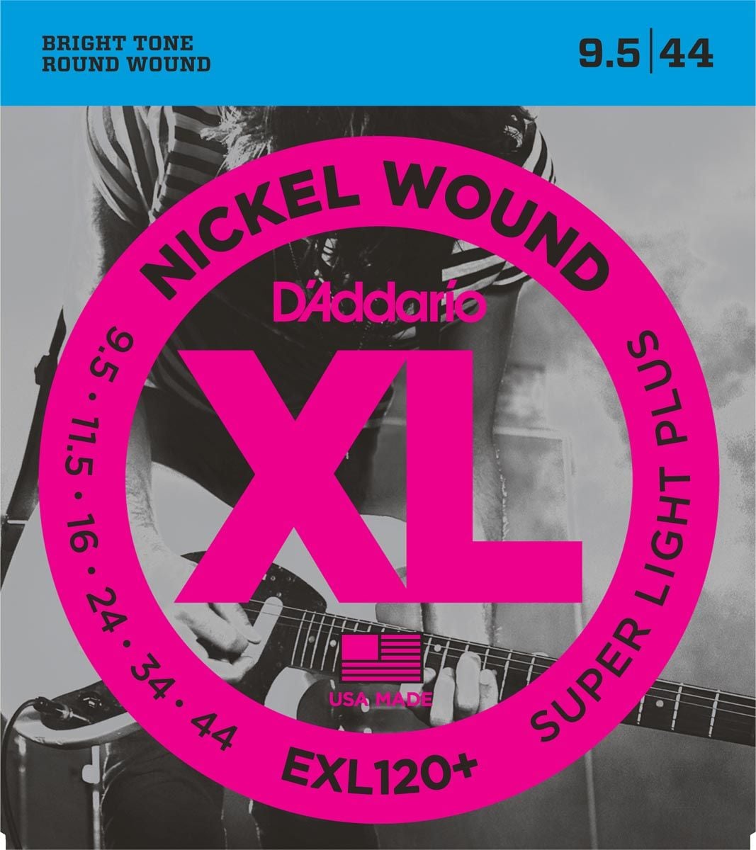D´addario EXL120+ XL Super Light Plus Cuerdas para Guitarra Eléctrica EXL120+ XL