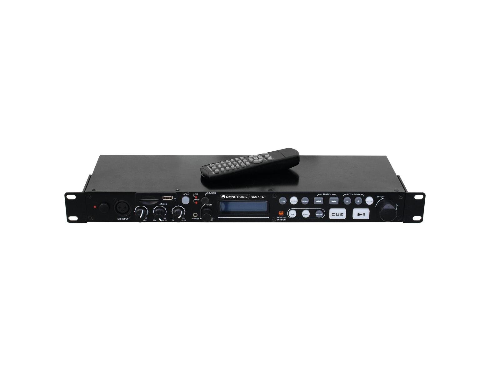 Omnitronic DMP-102 Reproductor USB y SD DMP-102