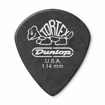 Dunlop tortex pitch black jazz iii 1,14 mm pack 12 un.
