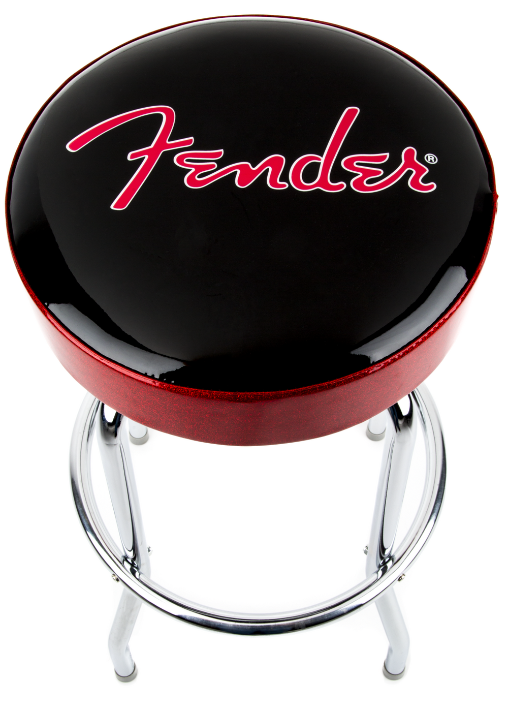 Fender Red Sparkle Logo Taburete Alto de 30" Rojo/ Negro Red Sparkle