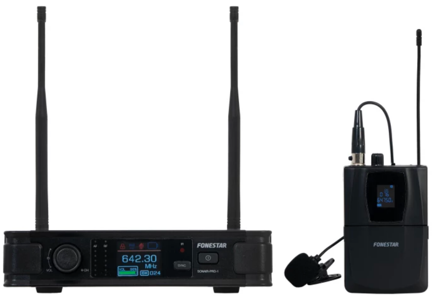 Fonestar SONAIR-PRO-1P Micrófono inalámbrico de petaca SONAIR-PRO-1P
