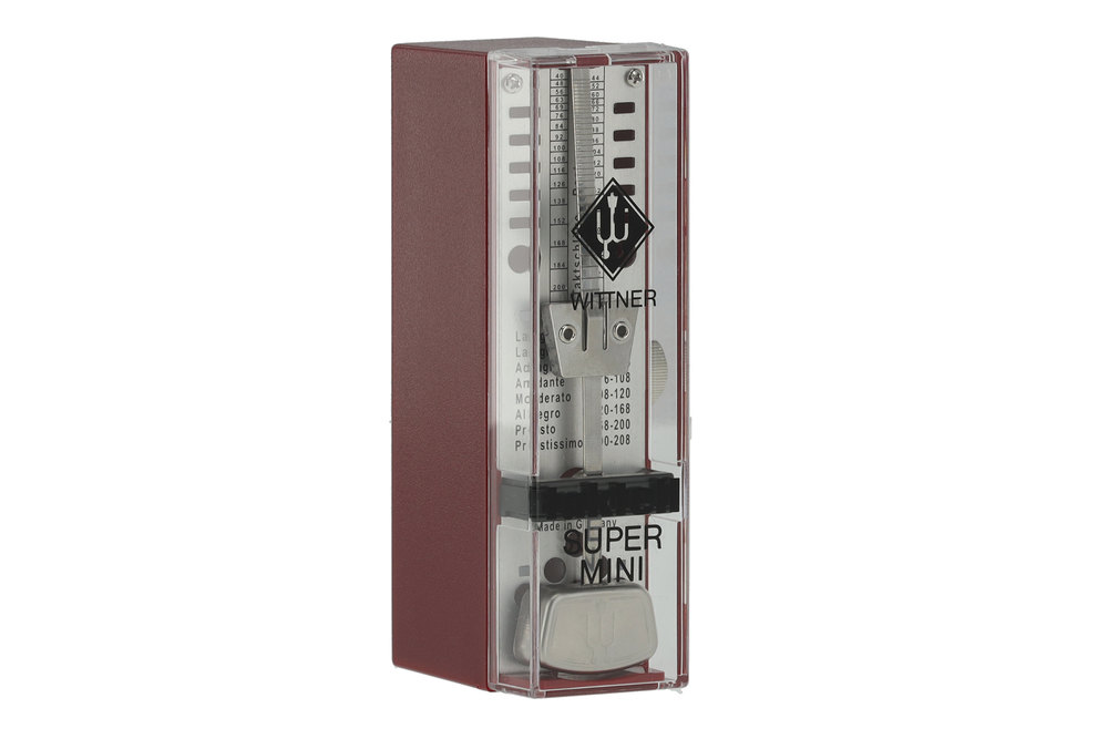Wittner Metrónomo Taktell Super Mini Rojo rubí 884051 Taktell Super Mini Rojo rubí 884051