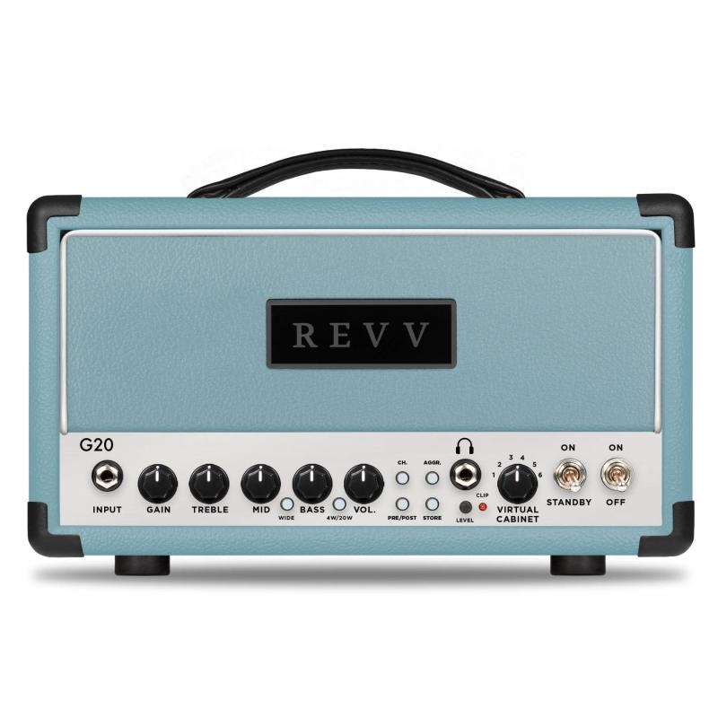 Revv G20 20/4-watt Tube Head – Baby Blue Bronco RV-G20TS-BB