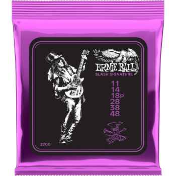 Ernie ball ceb2200 juego eléctrica slash signature 11-48