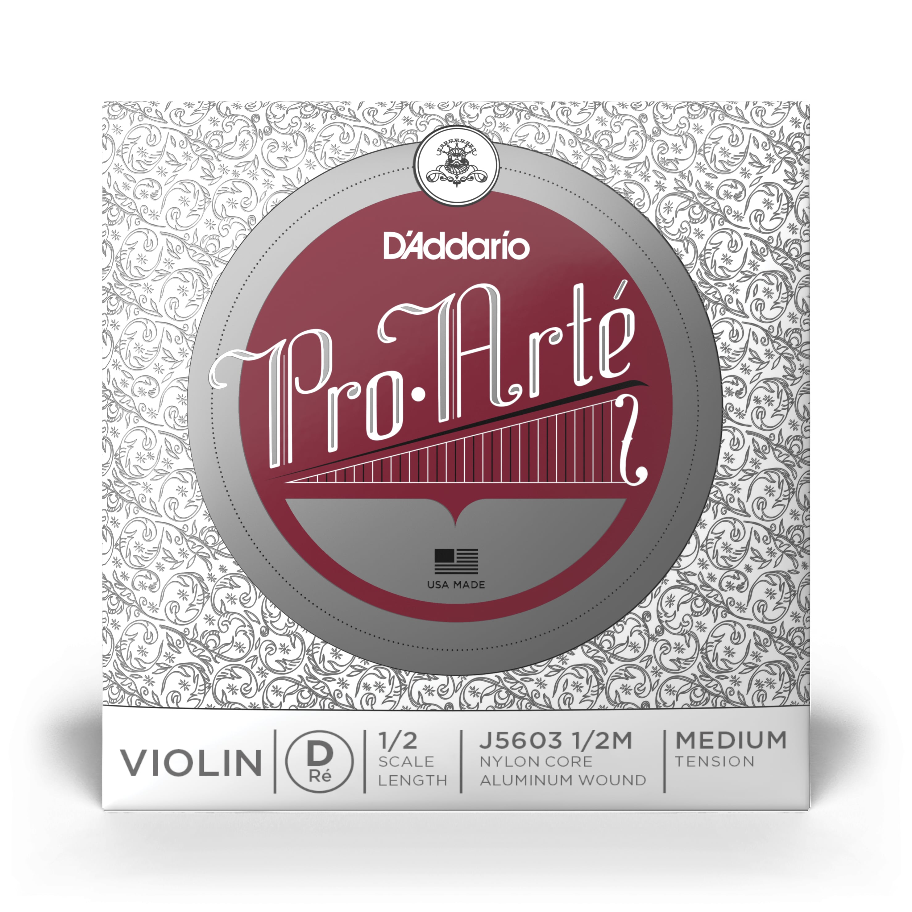 D´addario Proarte Vln 10Blk D 1/2 Med J5603 1/2M-B10