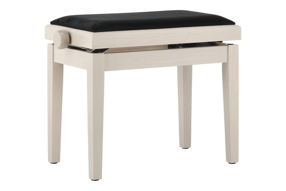 GEWA Banqueta de Piano Deluxe Abedul Blanco Banqueta de Piano Deluxe Abedul Blanco