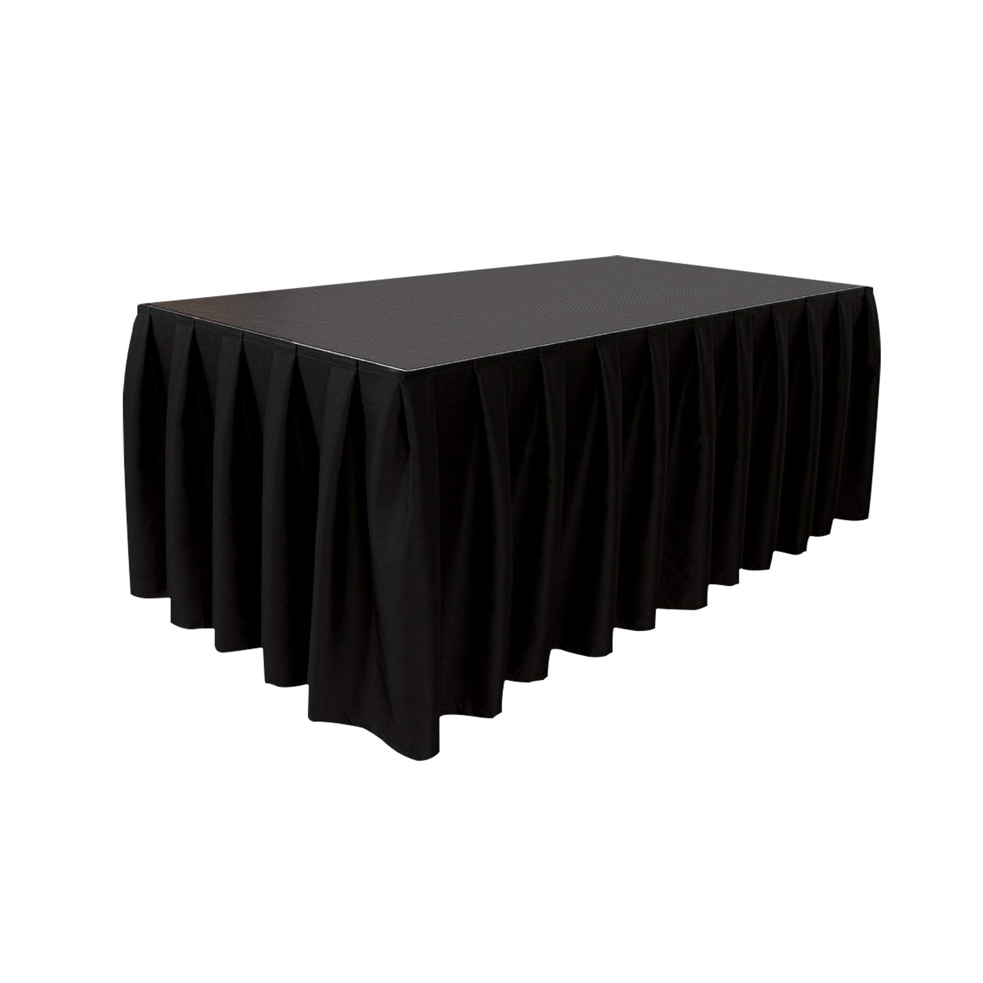 WENTEX Faldón de escenario MCS 300 g/m² De color negro - 620 x 80 (altura) c 89292
