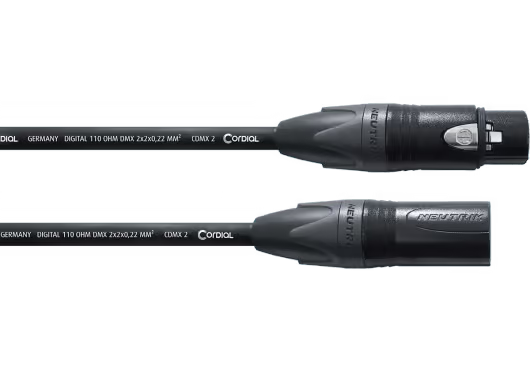 Cordial cable dmx 5 puntos conectados 3 m