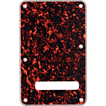 Fender backplate, stratocaster, brown tortoise shell, 4-ply