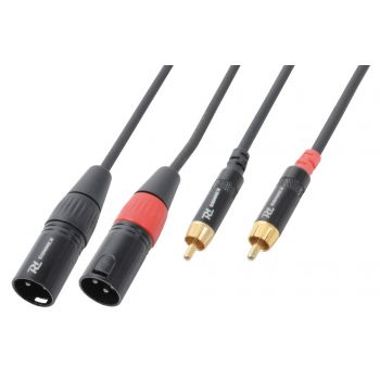 Power dynamics 2 xlr macho a 2 rca macho 1.5m 176680