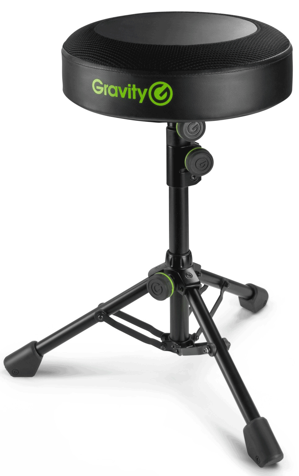 Gravity FD SEAT 1 Taburete redondo para músicos Altura plegable y ajustable FD SEAT 1