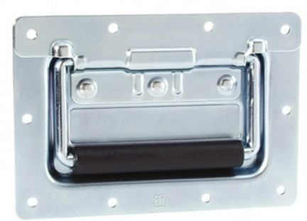 Adam Hall Hardware 34102 - Asa retráctil mediana con Resorte en la Base grande Profundidad 9,5 mm 34102