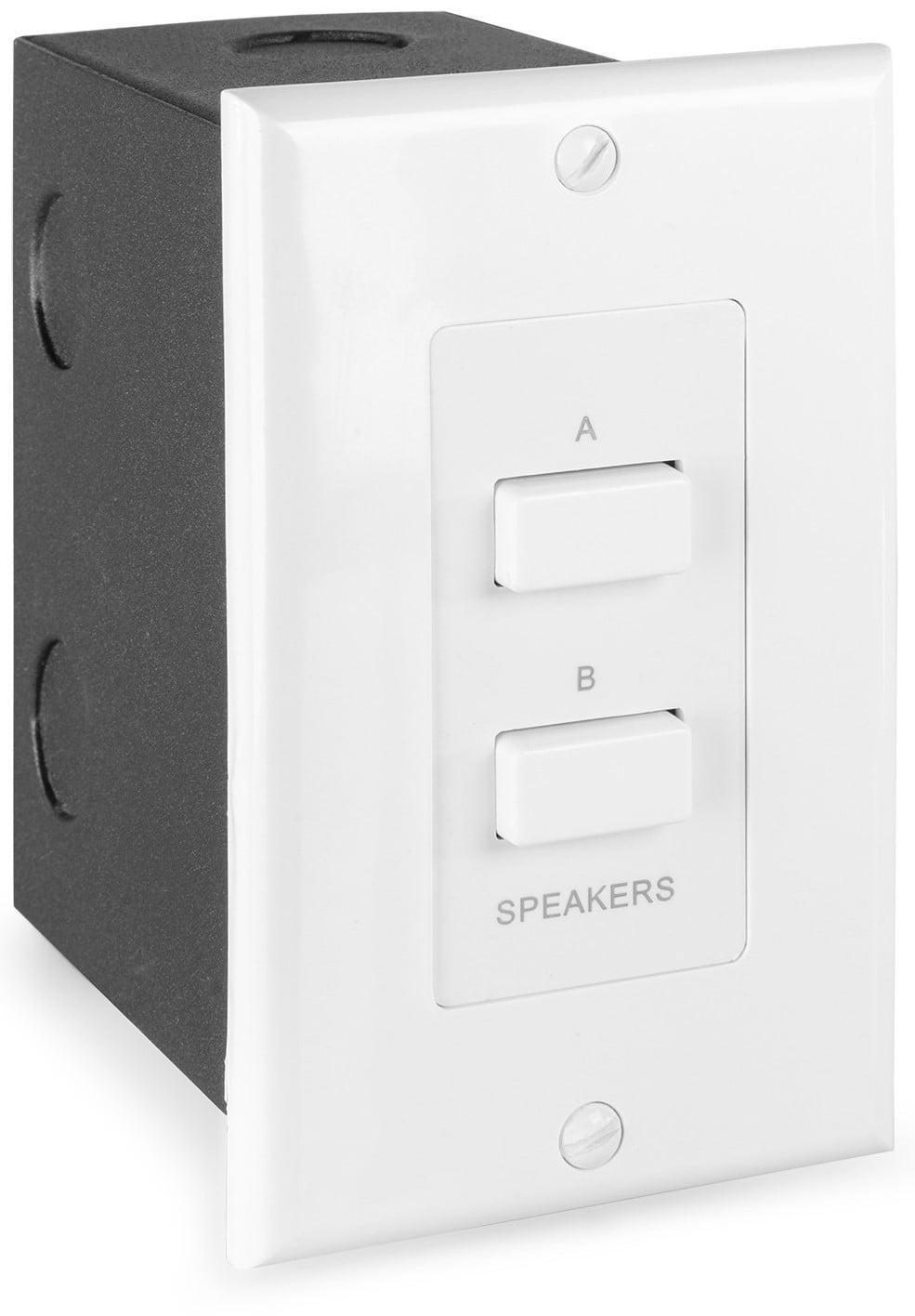 Power Dynamics PDWS2 Selector de Altavoz de Pared por Pulsador A/B PDWS2 Wall Speaker Selector A/B push
