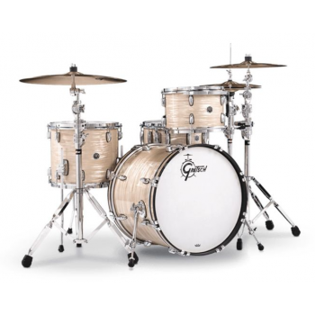 Gretsch drums gb-rc423-302 set usa brooklyn bombo 22 pulgadas creme oyster