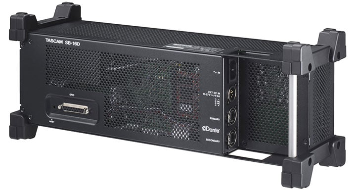 Tascam SB-16D Caja de escenario Dante SB-16D