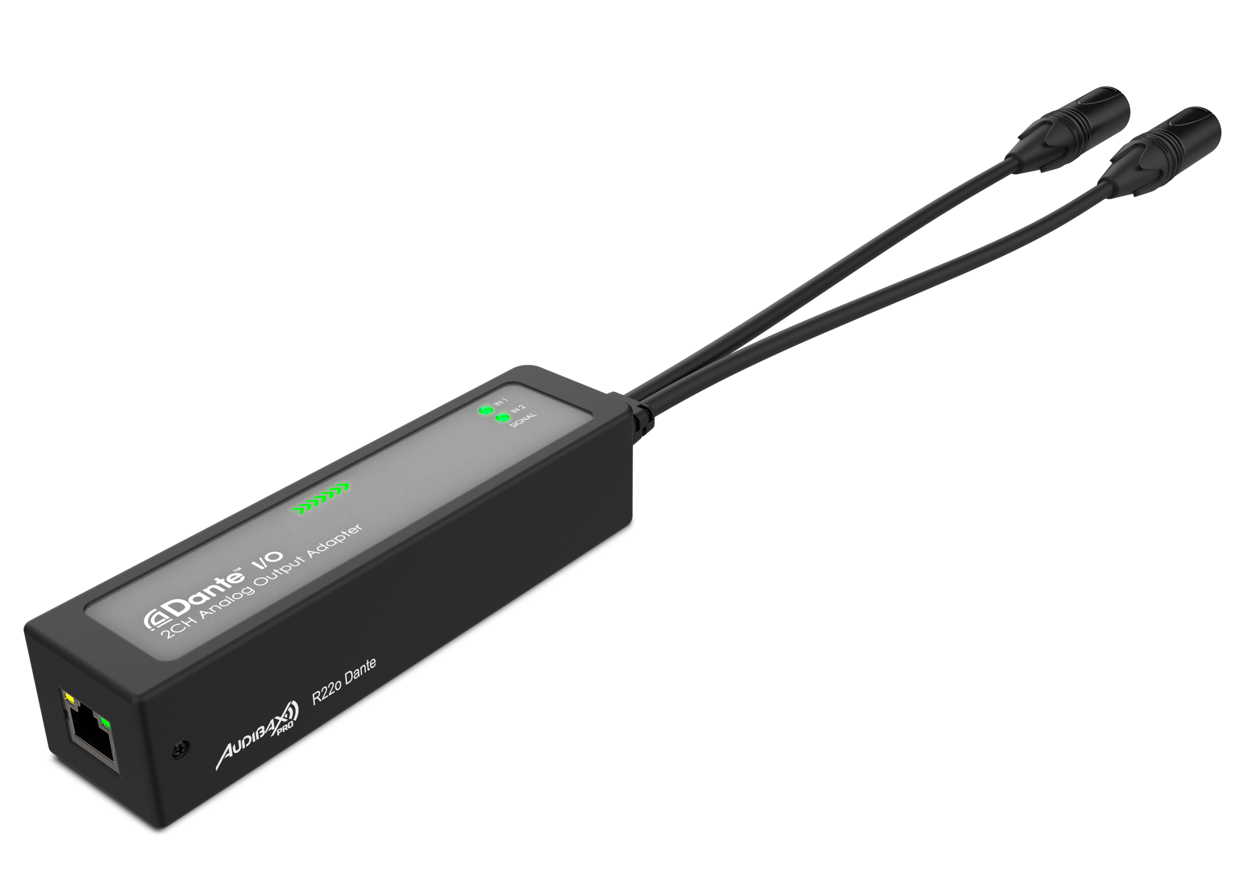 Audibax Pro R22o Dante Adaptador Dante de Alto Rendimiento R22o Dante