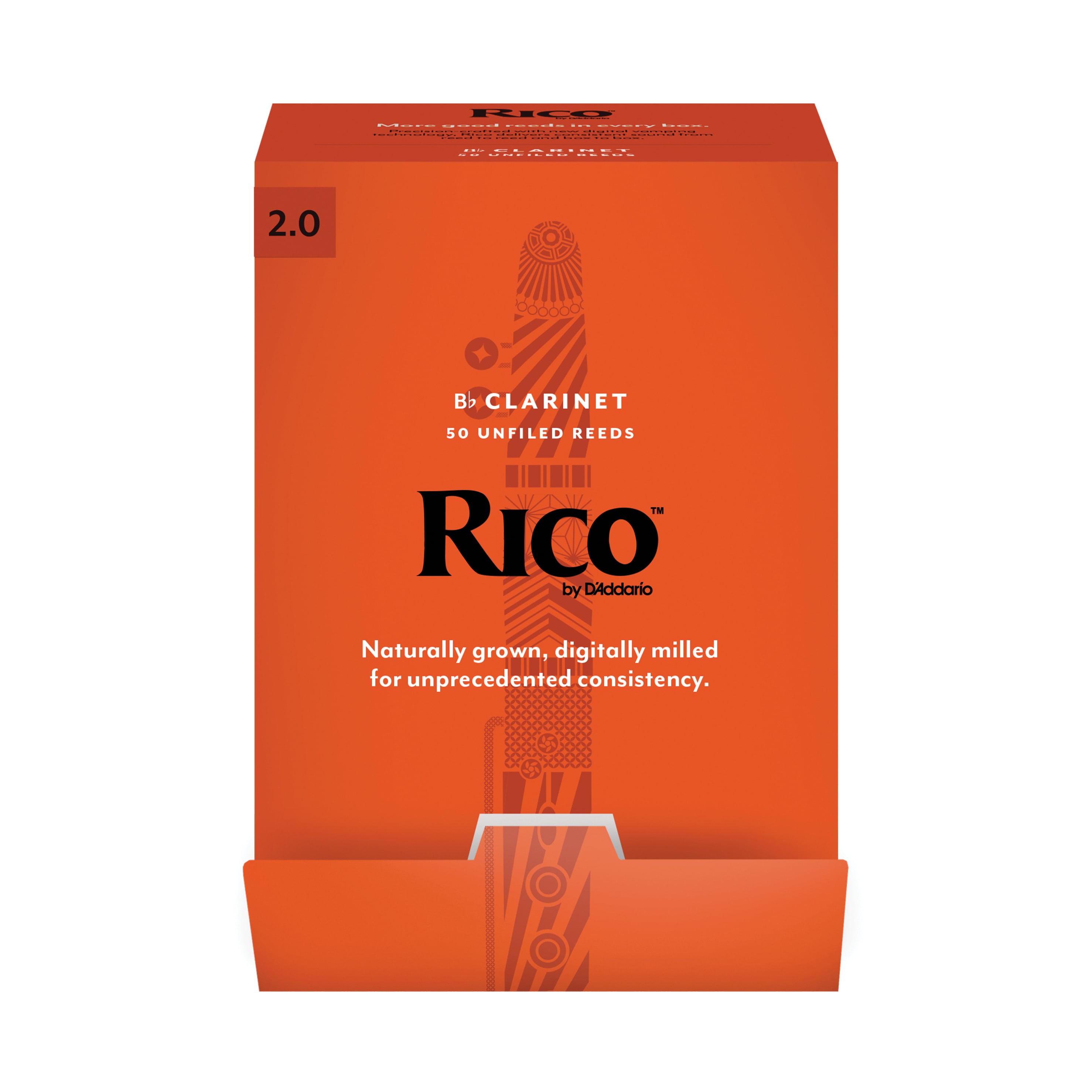 D´addario Rico, Bb Clar #2.0, B50 Sealed RCA0120-B50