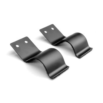 Adam hall 2 abrazaderas de fijación negras de 95 x 40 mm para tubos, patas, etc