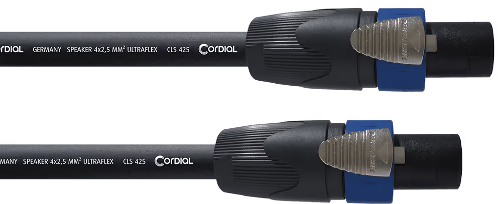 Cordial Cable Altavoz Speakon 4 polos 5m ECLCPL5LL4