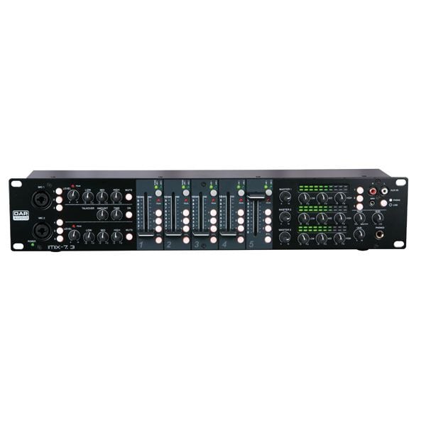 DAP Audio IMIX-7.3 Mezclador DJ de Instalación de 3 Zonas IMIX 7.3