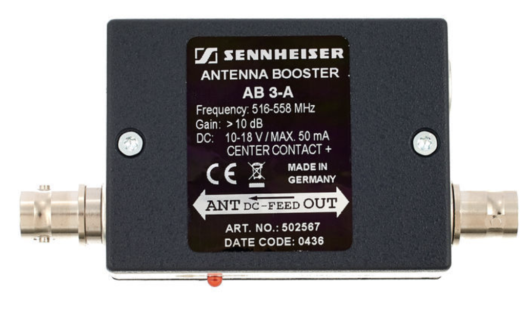 Sennheiser AB 3 banda A Amplificador de Antena Ab 3-A