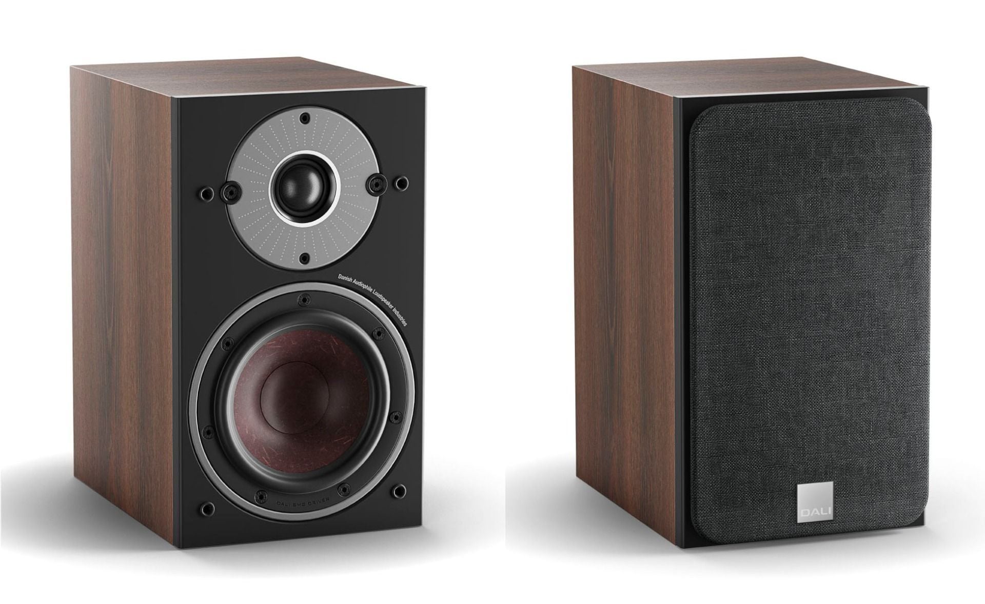 Dali Oberon 1 C walnut Altavoces Activos Inalambricos Estantería HiFi. Pareja Madera Oberon 1 C walnut