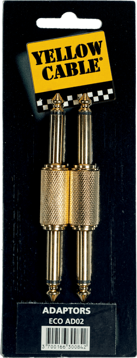 Yellow Cable ECO-AD02 Adaptador de Jack Macho Jack / Jack ECOAD02