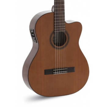 Admira málaga guitarra clásica electrificada cutaway fishman serie conservatorio