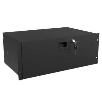 Audibax pro rack drawer 4u 280 k cajón con llave para rack