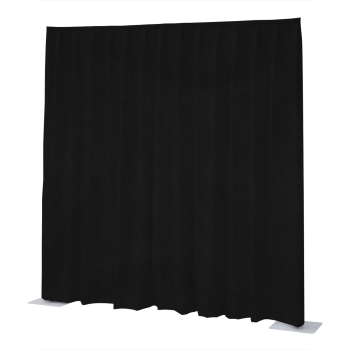 Wentex pyd curtain napoli velvet (ee.uu.) de color negro - 11 x 4 (ancho x a