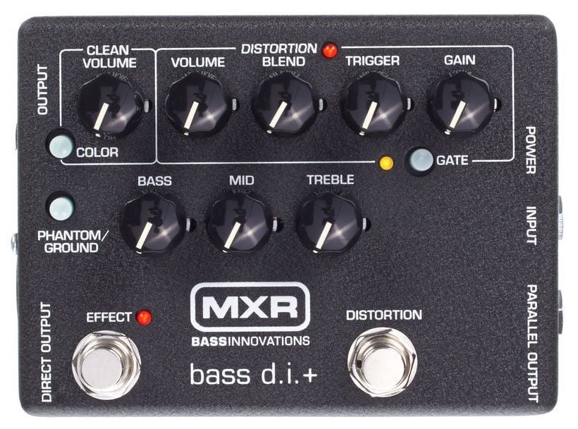 MXR M80 Bass DI Plus. Pedal con Caja DI M80 Bass DI