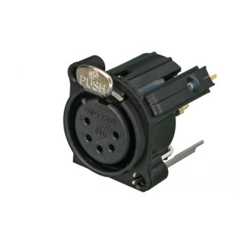 Neutrik nc5 fav sw conector xlr hembra 5 pins para placa