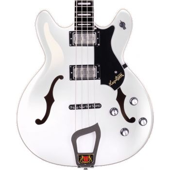 Hagstrom viking bass wht bajo eléctrico de 4 cuerdas color white gloss