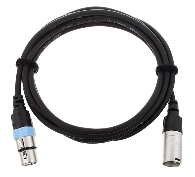 Cordial CCM 2,5 FM Cable XLR Hembra y XLR Macho 2,5 Metros CCM 2,5 FM