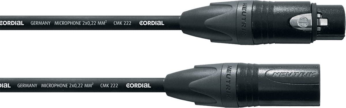 Cordial CPM 5 FM Cable de XLR Macho a XLR Hembra 5 Metros CPM 5 FM