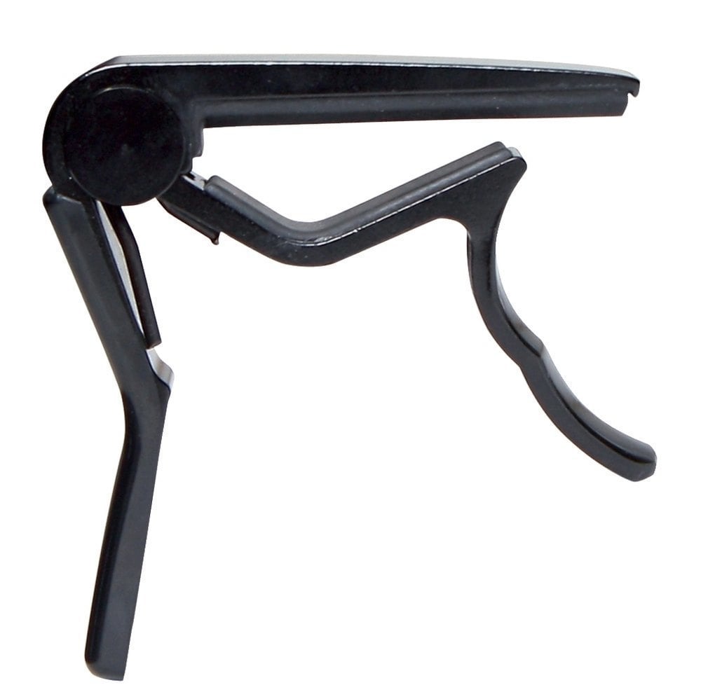 Gewa 530397 Cejillas F&S D-Style Guitarra Clásica Aluminio Negro 530397