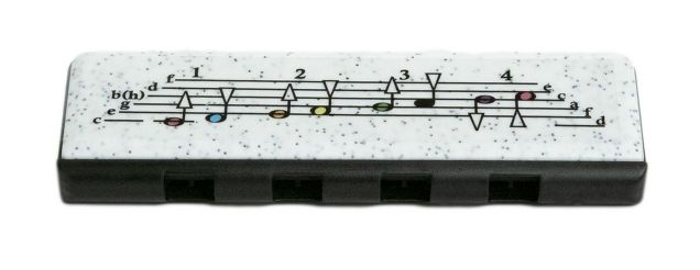 Hohner Speedy Negro y Blanco Armónica Speedy Negro/Blanco