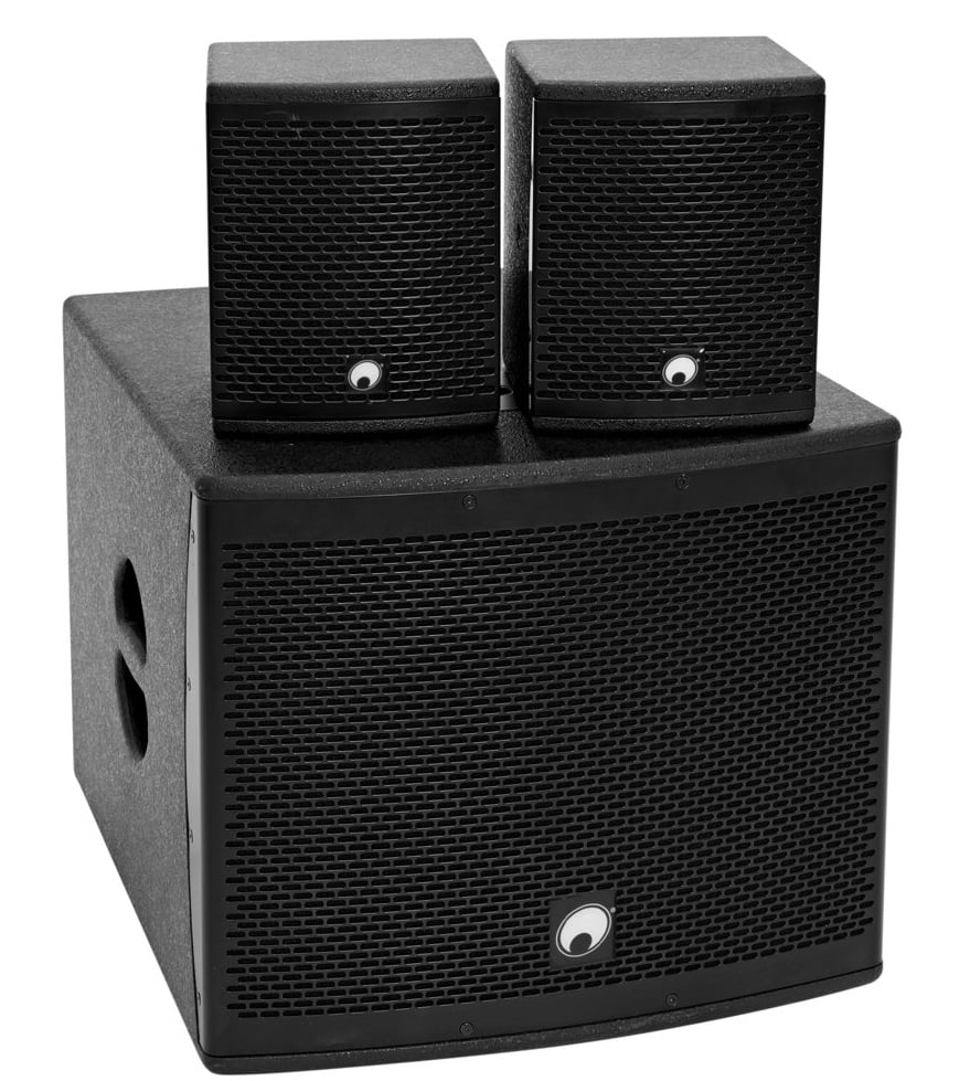 Omnitronic Set MOLLY-12A Subwoofer active + 2x MOLLY-6 Top Black Set MOLLY-12A Subwoofer active + 2x MOLLY-6 Top Bl