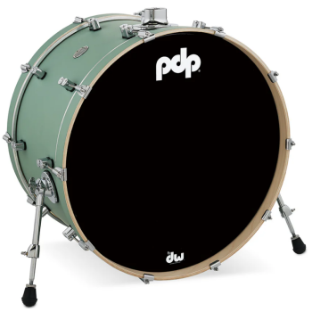 Drum workshop pdcm1424kksf bombo 24x14 concept maple satin seafoam