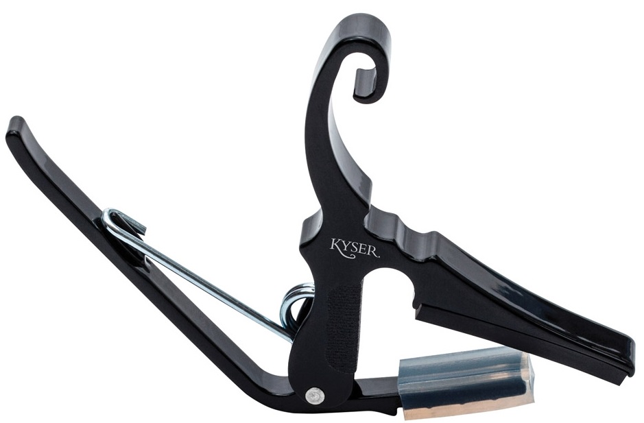 Kyser KGDBA BLACK Quick Change Cejilla Guitarra Acústica Drop D KGDBA BLACK