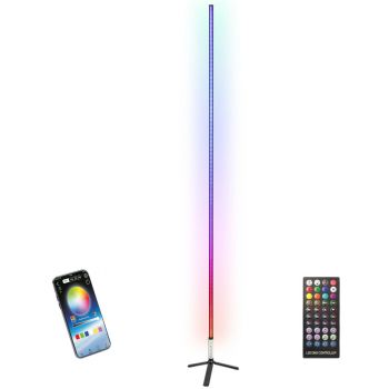 Ibiza light magic color stick 1.8bk tubo luminoso rgb con pie 1,8m