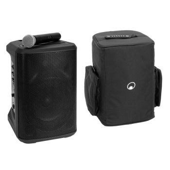 Omnitronic set porty-8a sistema pa + bolsa de transporte