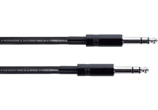 Cordial cable de audio jack estéreo de 6 m