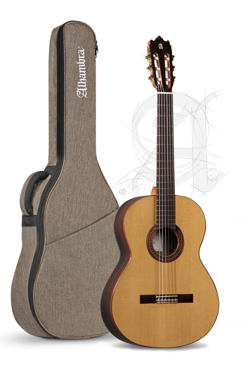 Alhambra Iberia Ziricote Guitarra Clásica + Funda Iberia Ziricote