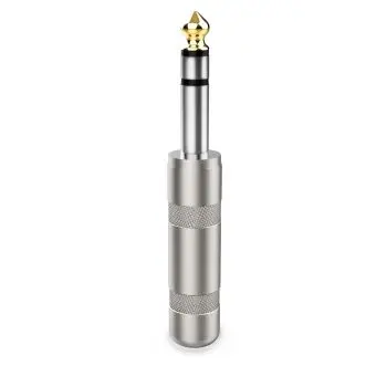 Audibax Silver Conector Jack Balanceado Bañado en Oro de 24k