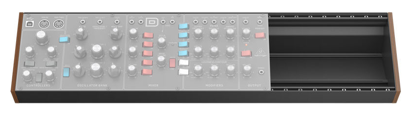 Behringer Eurorack 104 Rack Formato 3U Rack Neutron y Model D