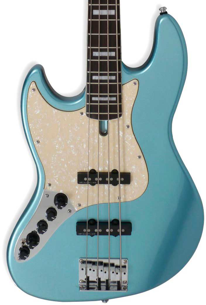 Marcus Miller V7 Alder-4 Left Hand Lake Placid Blue 2nd Gen Bajo Eléctrico 4 Cuerdas V7 Alder-4 LH LPB 2nd Gen